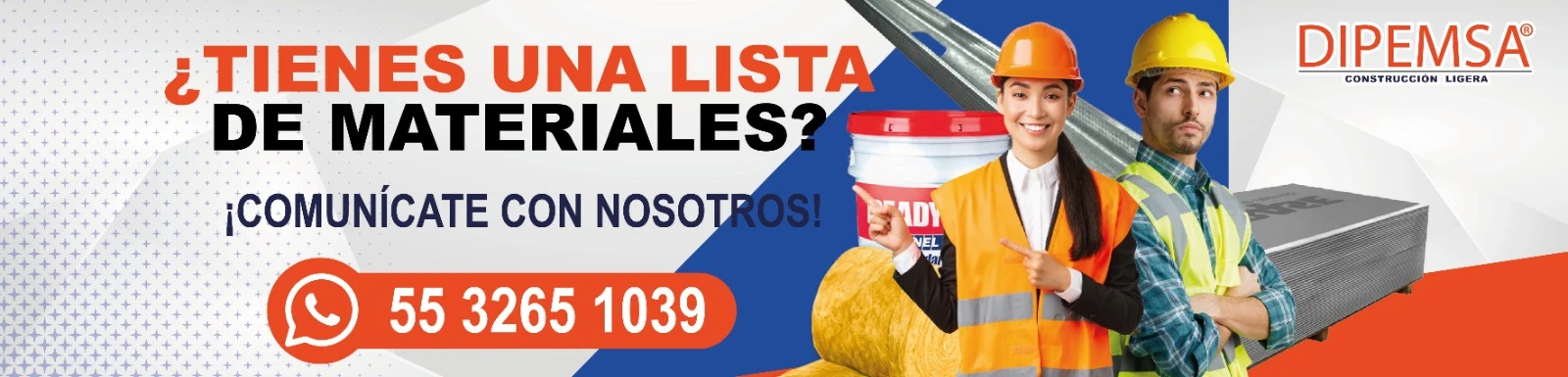 Tienes una lista de materiales, cotiza con nosotros